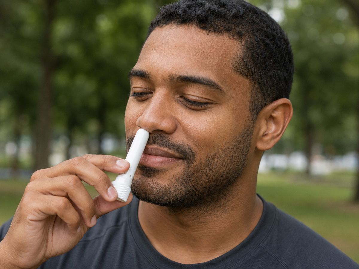 How to Use an Aromatherapy Nasal Inhaler Stick (Step-by-Step)